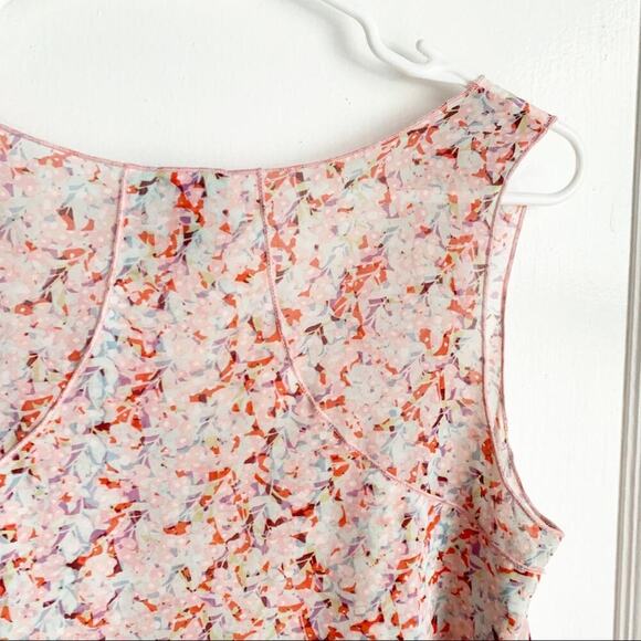 CAbi Bella Floral Tiered Chiffon Blouse Tank Top #5032 Pink Size XS Layering - Picture 13 of 13